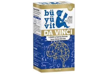 BUYUVIT DA VINCI L-TEANIN VE YESIL CAY EKSTRAKTI ICEREN TAKVIYE EDICI GIDA 100 ml şişe İlaç Görseli