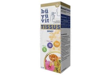BUYUVIT TISSUS SPREY SIGIR OTU, HATMI CICEGI, BAL ICEREN TAKVIYE EDICI GIDA 30 ml şişe İlaç Görseli