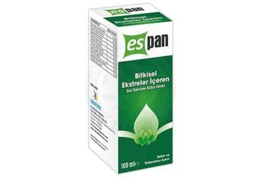ESPAN BITKISEL EKSTRELER ICEREN SIVI TAKVIYE EDICI GIDA 100 ml şişe İlaç Görseli