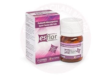 ESFLOR PROBIYOTIK MIKROORGANIZMA ICEREN KAPSUL 10 kapsül İlaç Görseli