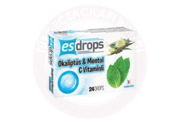 ESDROPS OKALIPTUS & MENTOL C VITAMINLI PASTIL 24 pastil İlaç Görseli