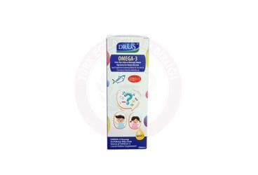 DR.US OMEGA 3 TAKVIYE EDICI GIDA SURUP 150 ml şişe İlaç Görseli