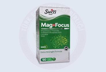 SWISS BORK MAG FOCUS TAKVIYE EDICI GIDA 90 kapsül İlaç Görseli