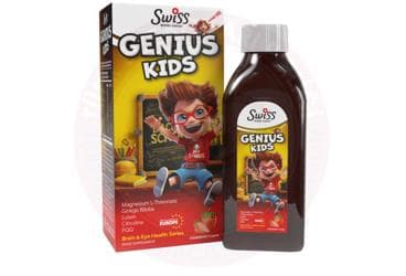 SWISS BORK GENIUS KIDS SIVI TAKVIYE EDICI GIDA 150 ml şişe İlaç Görseli