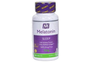 NATROL MELATONIN TIME RELEASE ICEREN TAKVIYE EDICI GIDA TABLET 3 mg 100 tablet İlaç Görseli