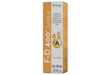F-D 400 DAMLA 20 ml şişe İlaç Görseli