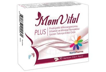 MOMVITAL PLUS TAKVIYE EDICI GIDA 30 kapsül İlaç Görseli
