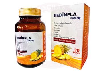 REDINFLA TAKVIYE EDICI GIDA TABLET 1500 mg 30 tablet İlaç Görseli
