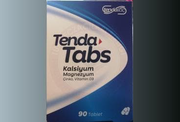 TENDA TABS KALSIYUM, MAGNEZYUM, CINKO VE VITAMIN D3 ICEREN TAKVIYE EDICI GIDA TABLET 90 tablet İlaç Görseli