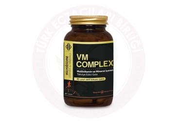 MICROBIOME VM COMPLEX MULTIVITAMIN VE MINERAL ICEREN TAKVIYE EDICI GIDA TABLET 30 tablet İlaç Görseli