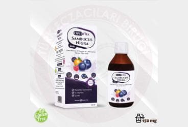 OPTIVITA SAMBUCUS NIGRA KIDS SIVI TAKVIYE EDICI GIDA 150 ml şişe İlaç Görseli