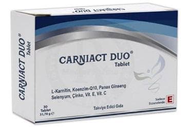 CARNIACT DUO TABLET 30 tablet İlaç Görseli