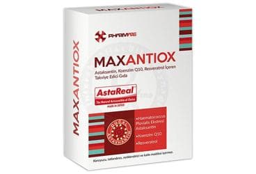 MAXANTIOX ASTAKSANTIN, KOENZIM Q10, RESVERATROL ICEREN TAKVIYE EDICI GIDA 30 kapsül İlaç Görseli