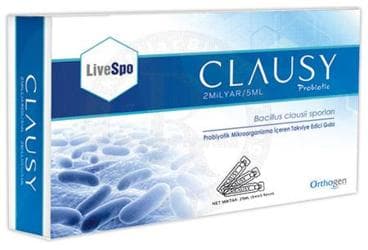 CLAUSY PROBIYOTIK MIKROORGANIZMA ICEREN TAKVIYE EDICI GIDA - COCUK 5x5 ml flakon İlaç Görseli