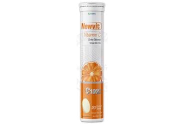 NEWVIT VITAMIN C CINKO EFERVESAN 20 tablet İlaç Görseli