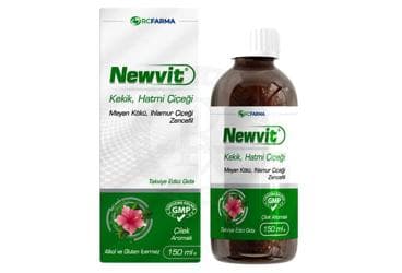 NEWVIT KEKIK, HATMI CICEGI ICEREN TAKVIYE EDICI GIDA 150 ml şişe İlaç Görseli
