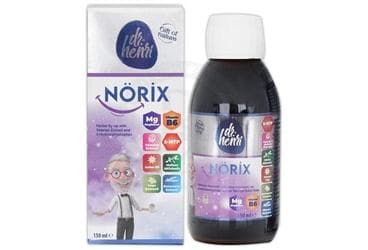 DR HENRI PHYTOPHARMA NORIX BITKISEL SURUP VALERIAN EKSTRAKTI VE 5-HIDROKSITRIPTOFAN (5-HTP) ICEREN TAKVIYE EDICI GIDA 150 ml şişe İlaç Görseli