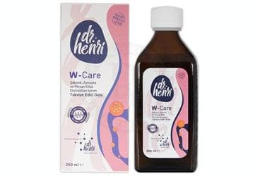 DR HENRI W-CARE SAKAYIK, AYNISAFA VE MEYAN KOKU EKSTRAKTLARI ICEREN TAKVIYE EDICI GIDA SURUP 250 ml şişe İlaç Görseli