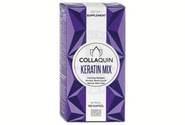 COLLAQUIN KERATIN MIX TAKVIYE EDICI GIDA 180 kapsül İlaç Görseli