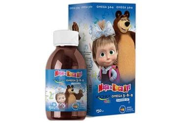 VOONKA KIDS MASA VE KOCA AYI OMEGA 3-6-9 ICEREN DOGAL TUTTI FRUTTI AROMALI TAKVIYE EDICI GIDA 150 ml şişe İlaç Görseli
