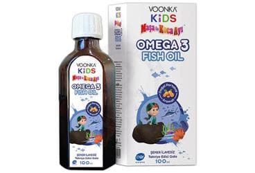 VOONKA KIDS MASA ILE KOCA AYI OMEGA 3 FISH OIL TAKVIYE EDICI GIDA 100 ml şişe İlaç Görseli