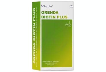 ORENDA BIOTIN PLUS KAPSUL BIOTIN, VITAMIN, MINERAL ICEREN TAKVIYE EDICI GIDA 30 kapsül İlaç Görseli