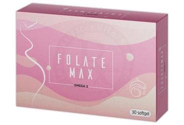 FOLATE MAX OMEGA3 VITAMIN VE MINERAL ICEREN KAPSUL 30 kapsül İlaç Görseli