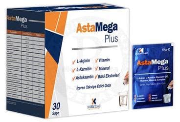 ASTAMEGA PLUS SASE TAKVIYE EDICI GIDA 30 saşe İlaç Görseli