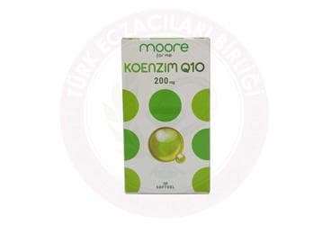 MOORE KOENZIM Q10 TAKVIYE EDICI GIDA 200 mg 30 kapsül İlaç Görseli
