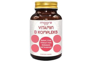 MOORE VITAMIN B KOMPLEX BITKISEL KAPSUL 30 kapsül İlaç Görseli