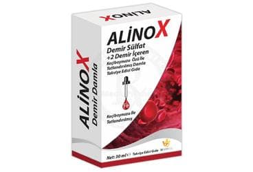 ALINOX DEMIR SULFAT +2 DEMIR ICEREN KECIBOYNUZU OZU ILE TATLANDIRILMIS DAMLA 30 ml şişe İlaç Görseli