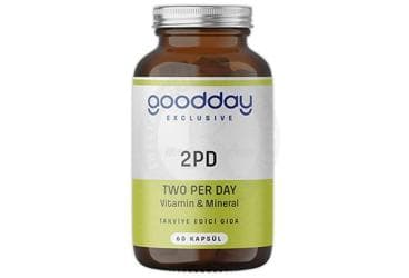 GOODDAY 2PD TAKVIYE EDICI GIDA 60 kapsül İlaç Görseli