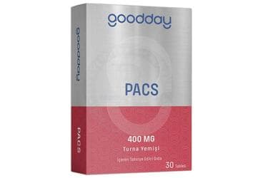 GOODDAY PACS TURNA YEMISI ICEREN TAKVIYE EDICI GIDA TABLET 400 mg 30 tablet İlaç Görseli