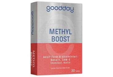 GOODDAY METHYL BOOST TAKVIYE EDICI GIDA TABLET 30 tablet İlaç Görseli