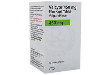 VALCYTE 450 MG FILM KAPLI TABLET İlaç Görseli