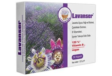 LAVANSER TAKVIYE EDICI GIDA 30 kapsül İlaç Görseli