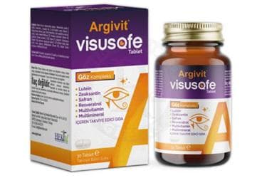 ARGIVIT VISUSAFE TAKVIYE EDICI GIDA TABLET 30 tablet İlaç Görseli