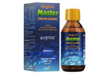 ARGIVIT MASTER FISH OIL CLASSIC SIVI TAKVIYE EDICI GIDA 150 ml şişe İlaç Görseli