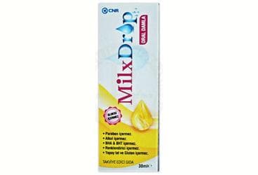 MILXDROPS ROYBOS EKSTRAKTI ICEREN TAKVIYE EDICI GIDA 30 ml şişe İlaç Görseli