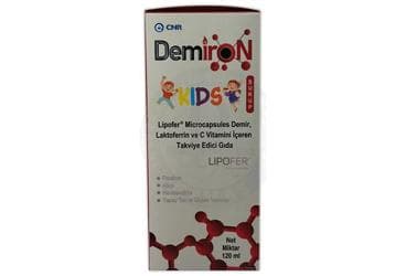 DEMIRON KIDS SIVI TAKVIYE EDICI GIDA 120 ml şişe İlaç Görseli