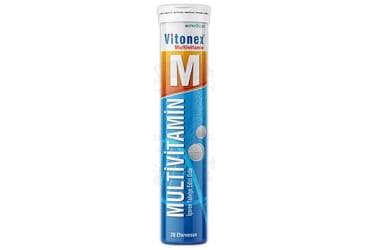 VITONEX MULTIVITAMIN ICEREN TAKVIYE EDICI GIDA 20 tablet İlaç Görseli