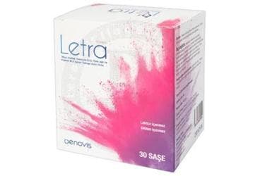 LETRA WOMEN SASE MYO-INOSITOL, KOENZIM Q10, FOLIK ASIT VE VITAMIN B12 ICEREN TAKVIYE EDICI GIDA 30 saşe İlaç Görseli