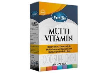 VITALLIN MULTIVITAMIN KAPSUL 30 kapsül İlaç Görseli