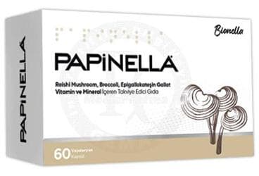 PAPINELLA TAKVIYE EDICI GIDA KAPSUL 60 kapsül İlaç Görseli