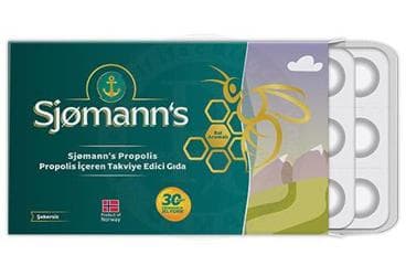 SJOMANN'S PROPOLIS ICEREN TAKVIYE EDICI GIDA KAPSUL 30 kapsül İlaç Görseli
