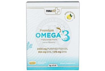 NOUPLUS PREMIUM OMEGA 3 ICEREN TAKVIYE EDICI GIDA 60 kapsül İlaç Görseli