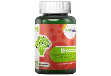HERBASIST BROCCOLI TAKVIYE EDICI GIDA KAPSUL 60 kapsül İlaç Görseli