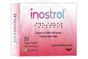 INOSTROL INOSITOL, FOLIK ASIT VE VITAMIN D ICEREN TAKVIYE EDICI GIDA 20 kapsül İlaç Görseli
