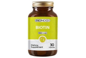 NONDO BIOTIN KAPSUL 5000 mcg 30 kapsül İlaç Görseli