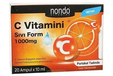 NONDO VITAMIN C AMPUL 1000 mg 20x10 ml ampul İlaç Görseli